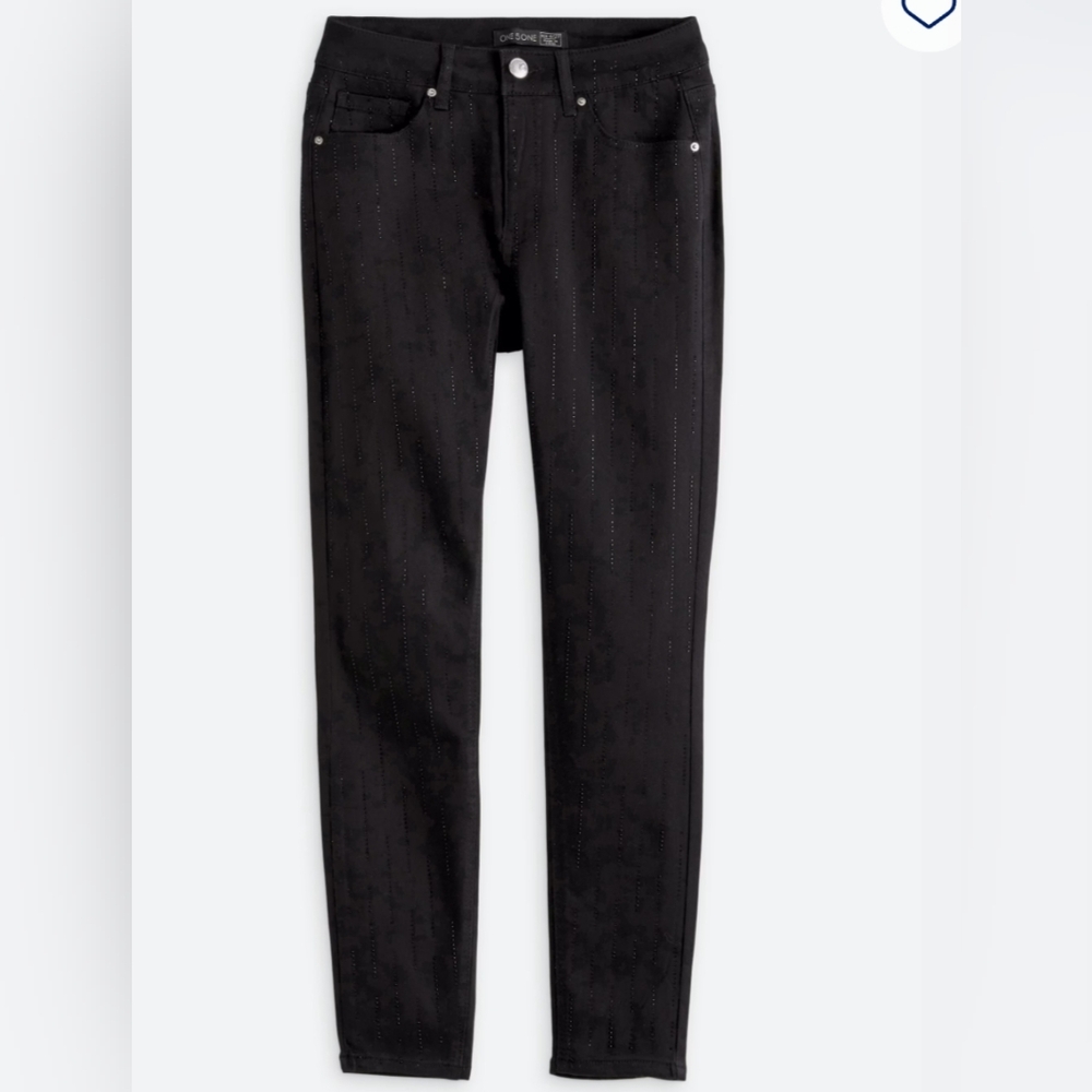 Black Straight-Leg Pants